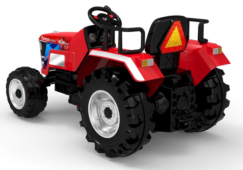 dětský elektrický traktor mahindra červený (3)